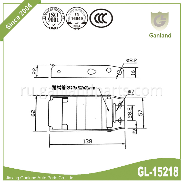 Steel curtainside buckle 